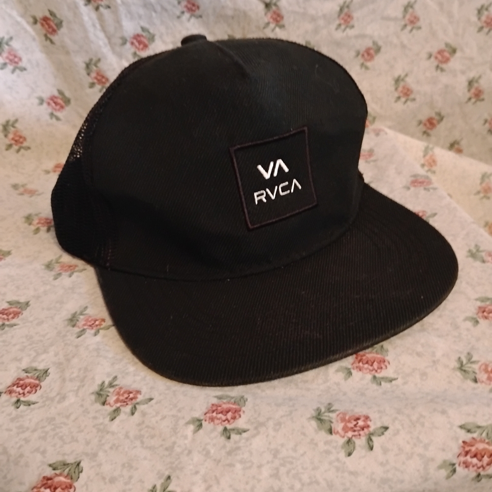 RVCA Black Trucker Hat